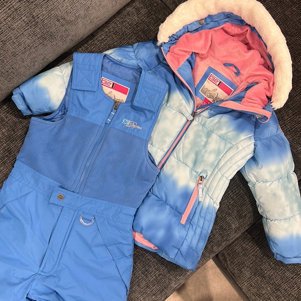32 Degrees Winter Jacket & Snow Pants Matching Set